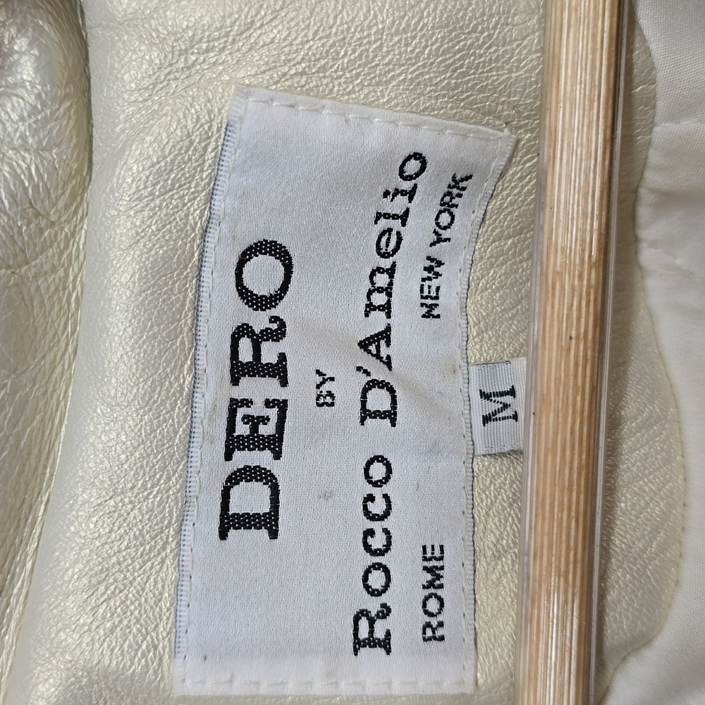 Dero by Rocco D’Amelio| Leather swing coat  with Pockets & Buttons | Size Medium - Picture 5 of 16